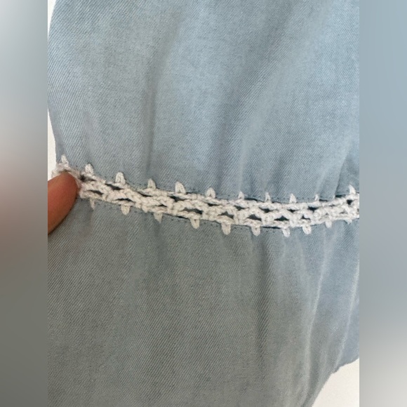 Saylor Haney One Shoulder Ruffle Lace Mini Dress, XS - Picture 5 of 9